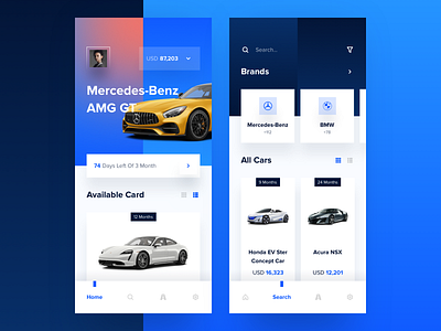 Carfor Car Sale App app auto automotive car card checkout creative dashboard design desktop interface ios landing leasing sale typography ui ux vehicle website