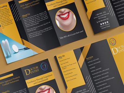 Tri Fold Brochure Design brochure design business brochure flyer design graphic design