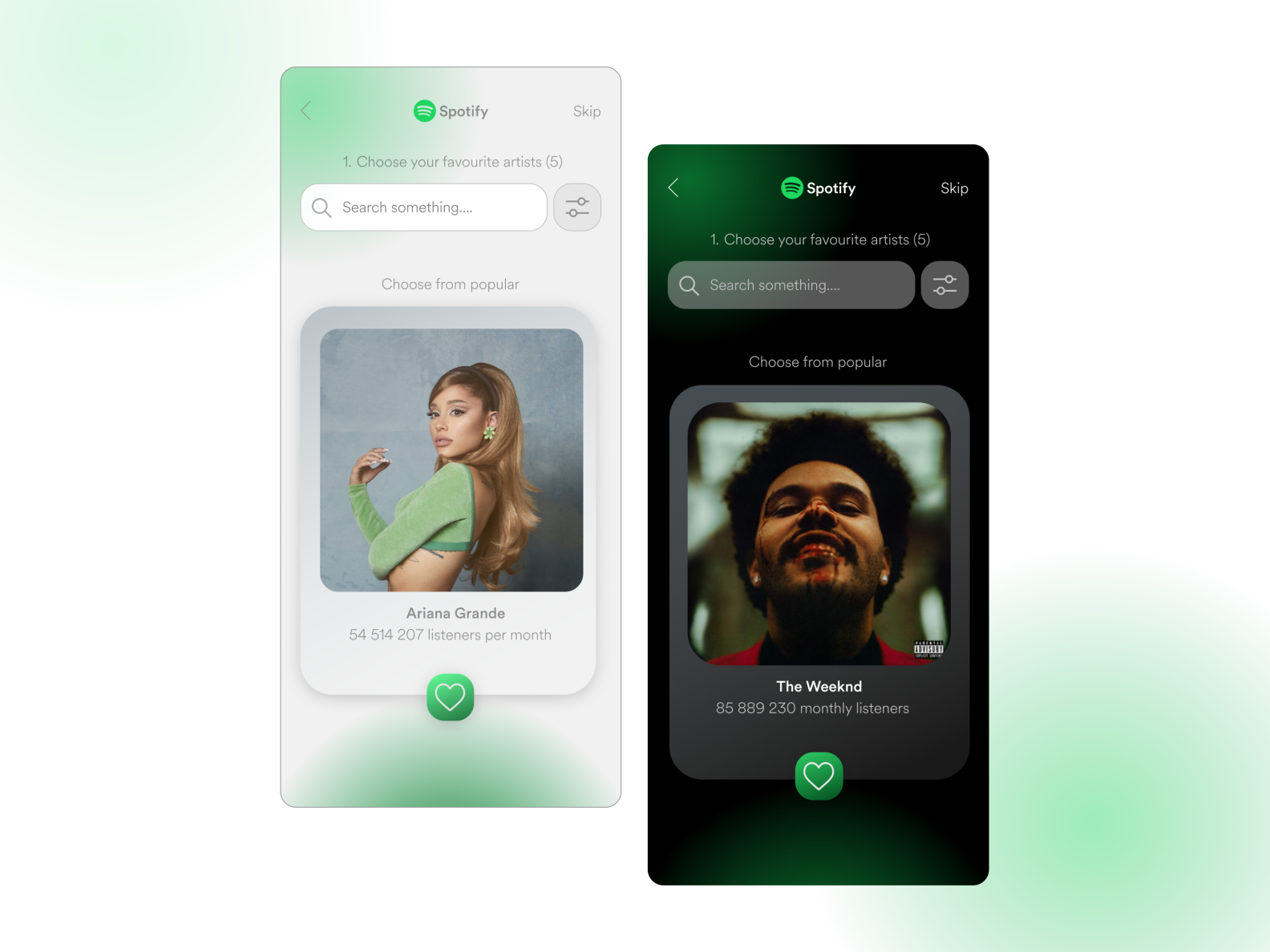 Spotify redesign by Sophia Yuhno on Dribbble