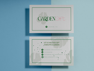 Business Card - Plant Shop, Florist