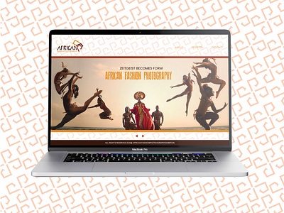 Website Design ,Avant Garde African fashion showcase branding design graphic design illustration logo ui vector web