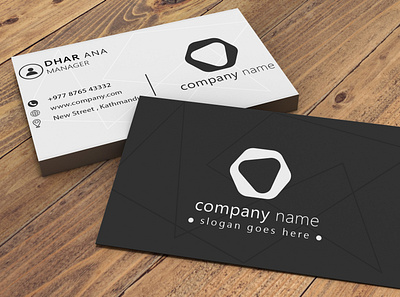 Minimal business card 2d adobeillustration advertising art business card design graphic design minimalart