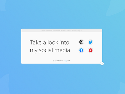 Social Share | DailyUI