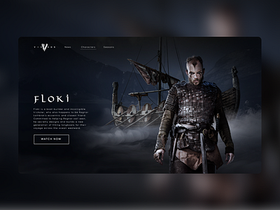 Vikings/concept character page/mattepainting design graphic design illustration ui ux