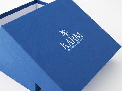 Karm box branding candles natural packaging