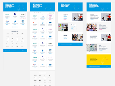 Equal Experts layouts responsive sketch ui ux website