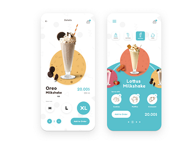 Cafe Mobile App design graphic design illustration ui uiux ux web