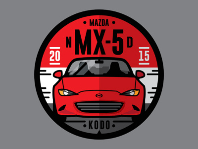Mazda MX-5 logo vector