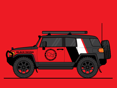 Red Leader cars illustration vector