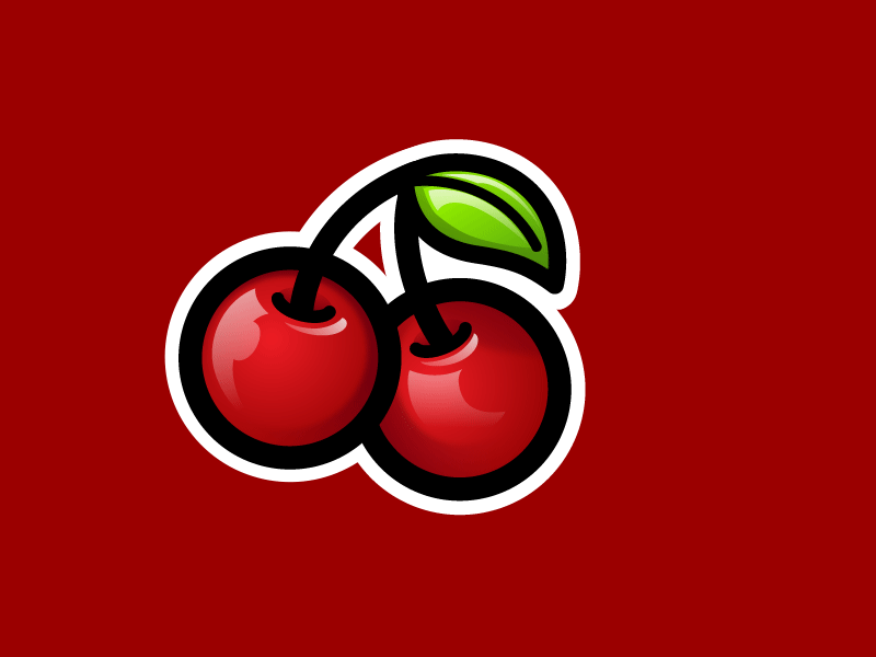 Cherry logo animation adobe after effects animated gifs animated icons animation design flat animation gifs graphic design illustration json logo lottie motion graphics