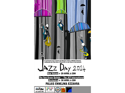 Jazz Day 2014 poster 
Musicians bring colors to our lives