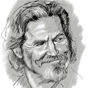 Jeff Bridges Sketch jeff bridges lebowski true grit