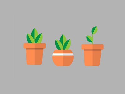 Simply Plant Pots design illustration