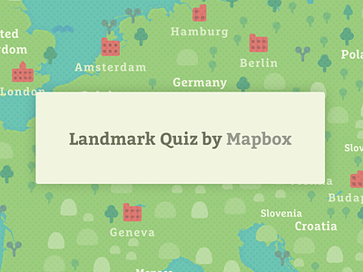 Landmark Quiz app atlas game javascript map mapbox quiz