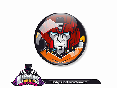 Daily Challenge 6/50: Transformers: The Movie (1986) action art graphicdesign hotrod robot shot sticker transformers