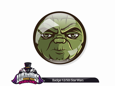 Daily Challenge 12/50: Star Wars: The Empire Strikes Back (1980) back badge design empire graphic starwars sticker strikes vector