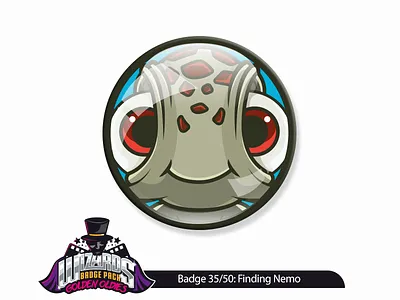 Daily challenge 35/50: Finding Nemo (2003) adobe cartoon cute finding illustration nemo sticker stickerart vector