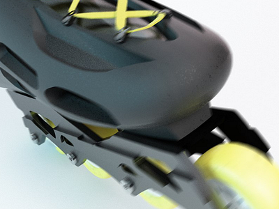 Roller Blade 3d motion design