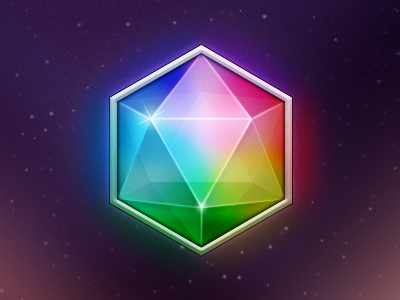 Einhorn (free PSD) crystal einhorn rainbow