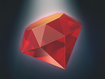 Red Diamond 3d diamond glass glossy reflections render shiny