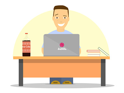 Hello, Dribble! first shot first work hello hello dribbble me workspace