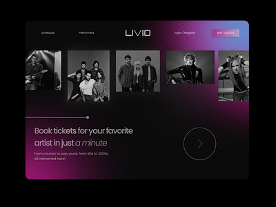 Livio — Ticket Reservation for Live Shows