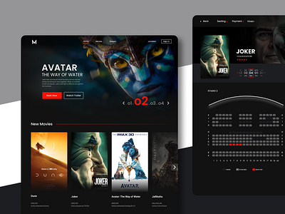 Movie Booking Web Design