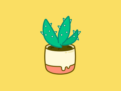 Lil Cactus cactus icon plant pot