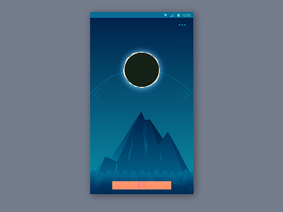 Solar Eclipse as progress in app adobe illustrator eclipse progress solar ui