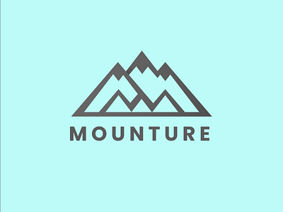 MOUNTURE LOGO branding graphic design logo vector