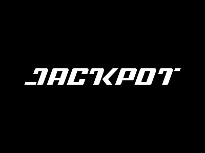 Jackpot Logo Design 777 bold brand branding casino clever identity jackpot logo logotype mark modern old school serious slot slot machine strong symbol ui winning