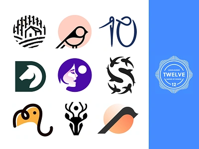 LogoLounge12 animal book brand clever collection colorful design identity letter logo logo design logolounge mark number simple symbol