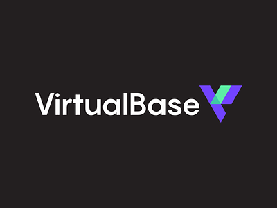 Virtual Base Logo Design augmented base baseline brand clever identity lines logo logodesign mark reality simple symbol tech technology virutal
