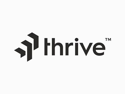 Thrive Logo Design Second Concept by Sam Hox on Dribbble