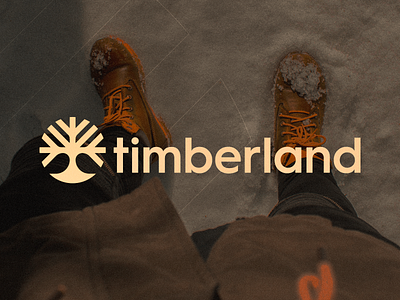 Timberland Redesign Concept boots brand branding concept design identity initial lines logo mark redesign redesign concept shoes simple snowflake symbol timberland tree