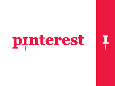 Pinterest Logo Re-Design brand concept design identity illustration lines logo mark pin pinterest redesign simple symbol ui