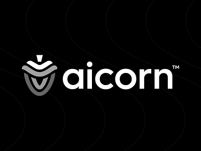 Aicorn Logo Design abstract ai black brand branding corn data design identity lines logo mark simple strong symbol tech technology white