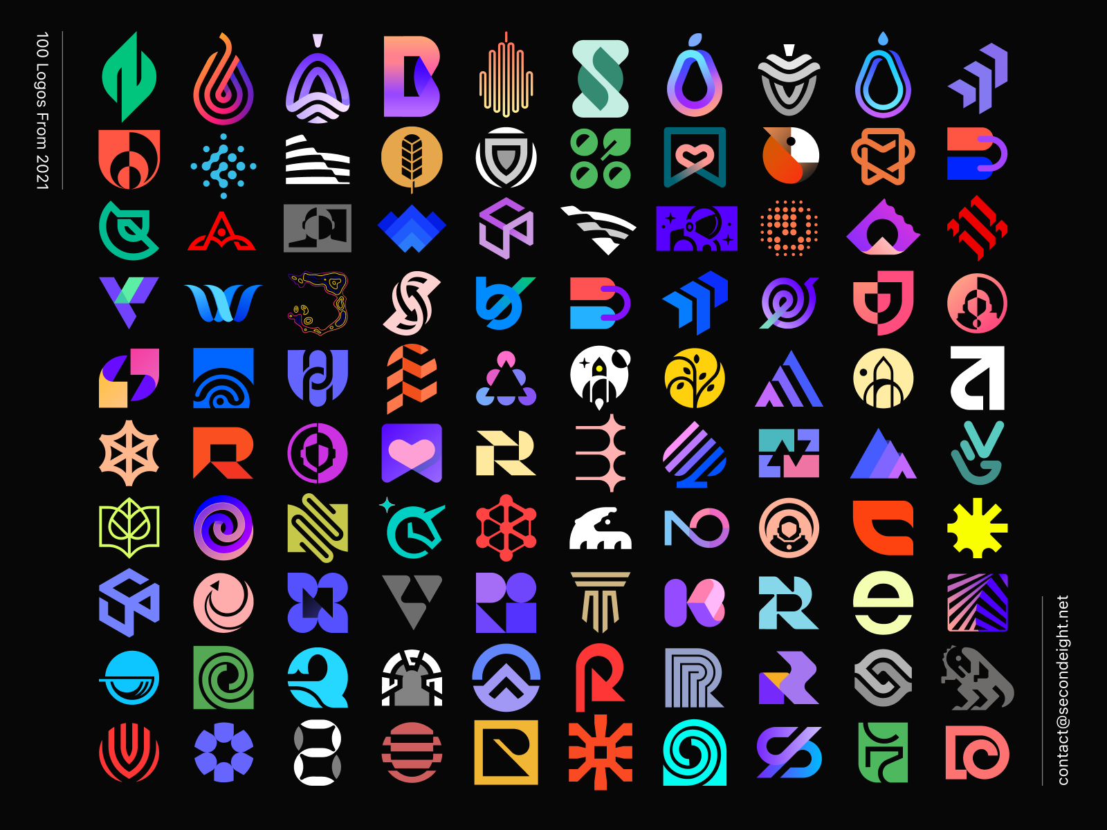 100 Logos from 2021 by Sam Hox on Dribbble