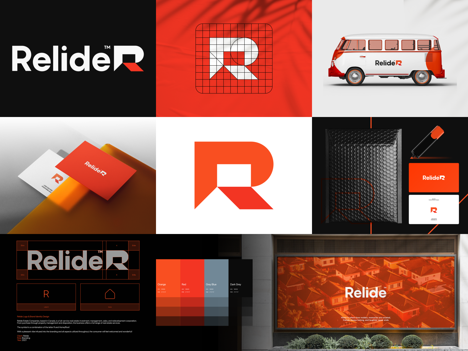 Relide Logo & Brand Identity Design