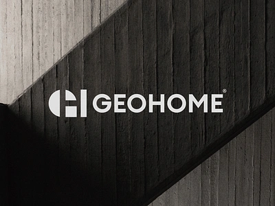 Geo Home Logo & Brand Identity Design architecture brand branding design g graphic design h home identity initials letters lines logo mark negative space simple symbol ui