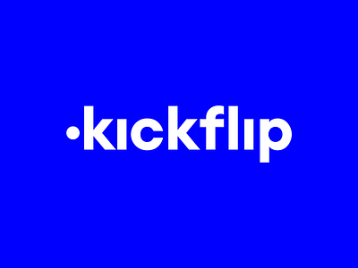 Kickflip Logo Design best brand branding clever design icon idea identity kickflip lines logo mark minimal product simple skateboard smart strong symbol top