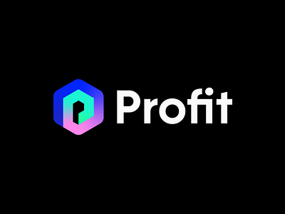 Profit Logo and Brand Identity Design art brand branding crypto design finance identity illustration lines logo mark nft profit simple social media stationery strategy symbol ui ux