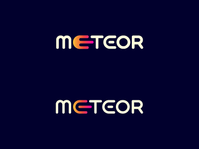 Meteor logos brand identity logo mark meteor shooting star smart symbol typography