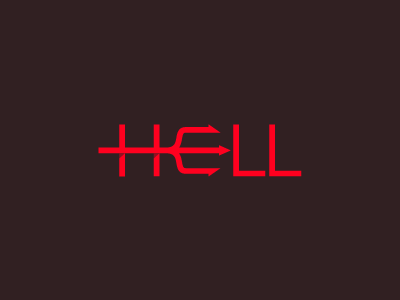 Hell / Devil / Trident brand devil hell identity logo mark symbol trident