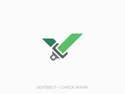SafeDriving check mark driving logo mark safe school seatbelt