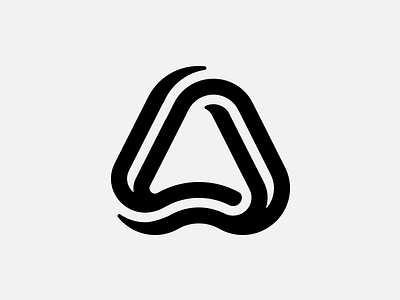 A a abstract brand design identity initial lines logo mark simple symbol