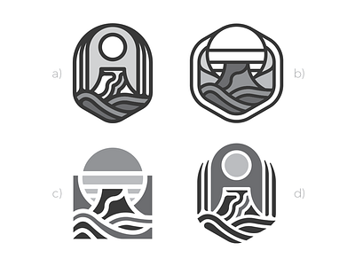 Volcano logos