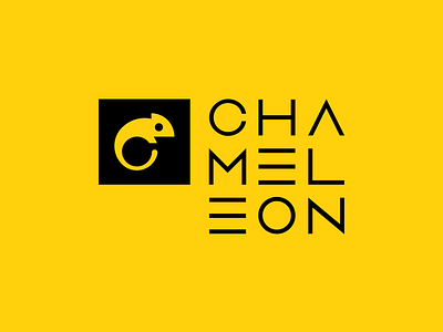 Chameleon abstract brand chameleon clever clevery colors identity lines logo mark modern simple symbol unique