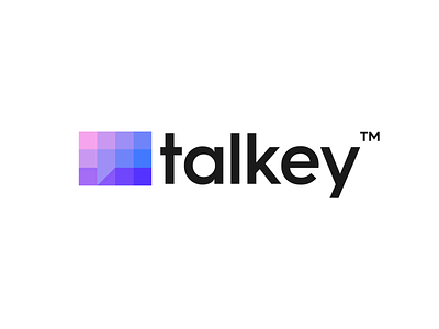 Talkey Logo Design abstract app brand branding bubble bubbles chat chat app clever communication community connection identity illustration logo mark symbol