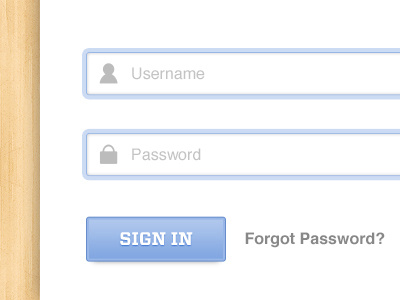 Sign In button form login sign in text field ui ux